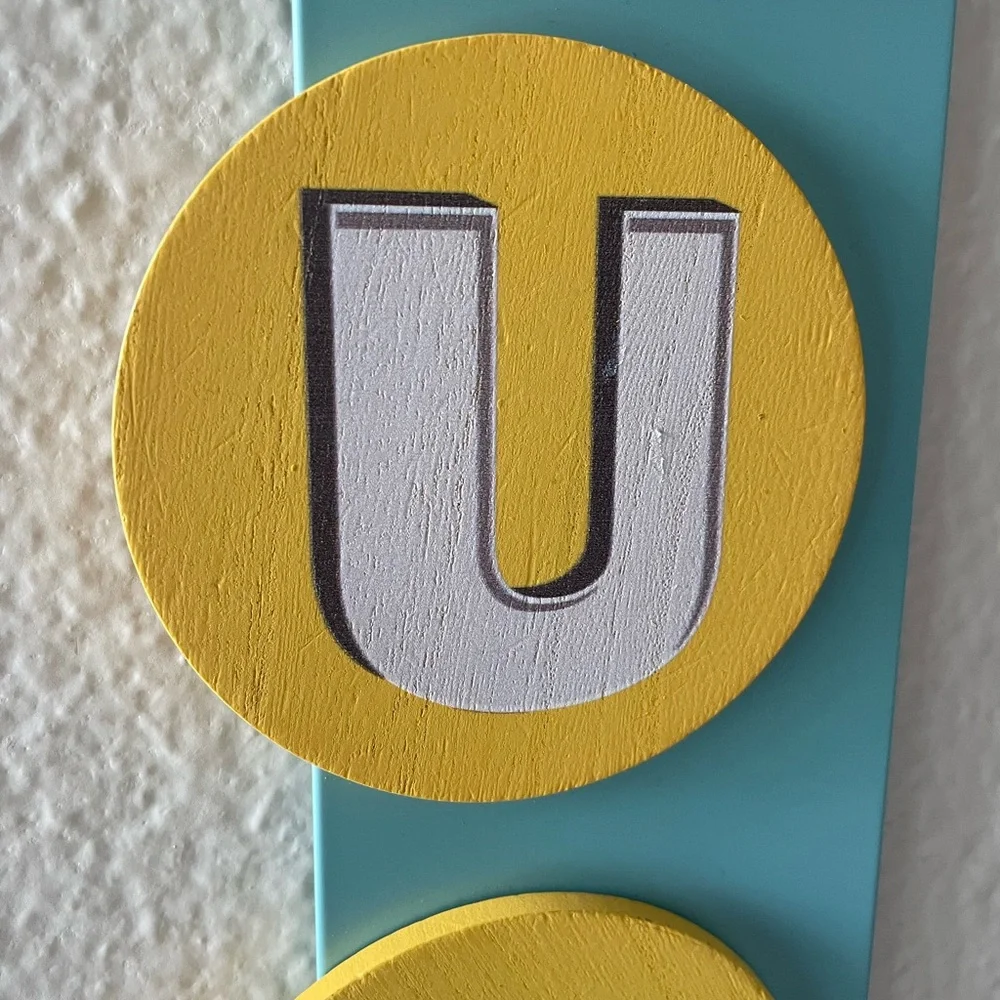Novelty Wall Decor SUN Motel & Cafe Hanging Sign Target Bullseye